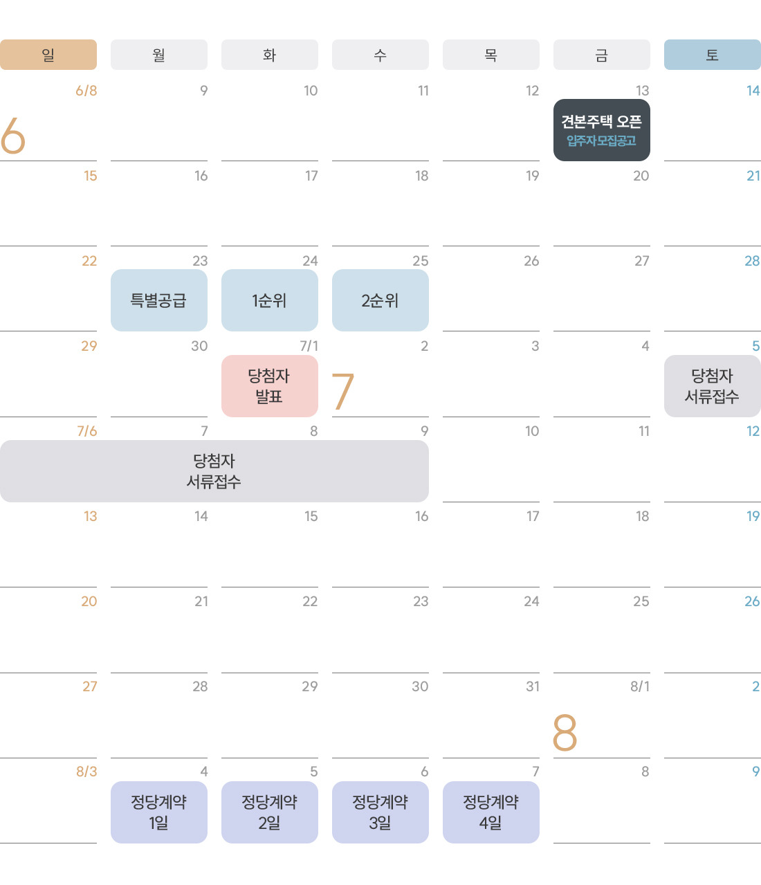 청약일정