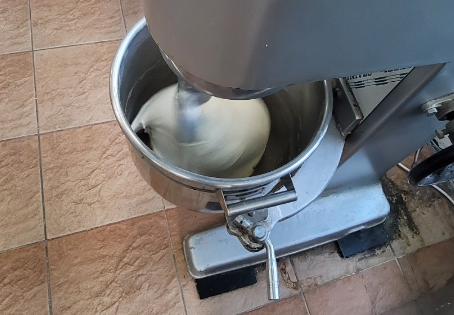 반죽 상태 확인