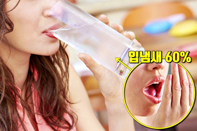 아침 물한잔 효능 효과 입냄새 제거방법 건강