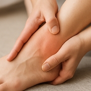 발목 접질렀을때