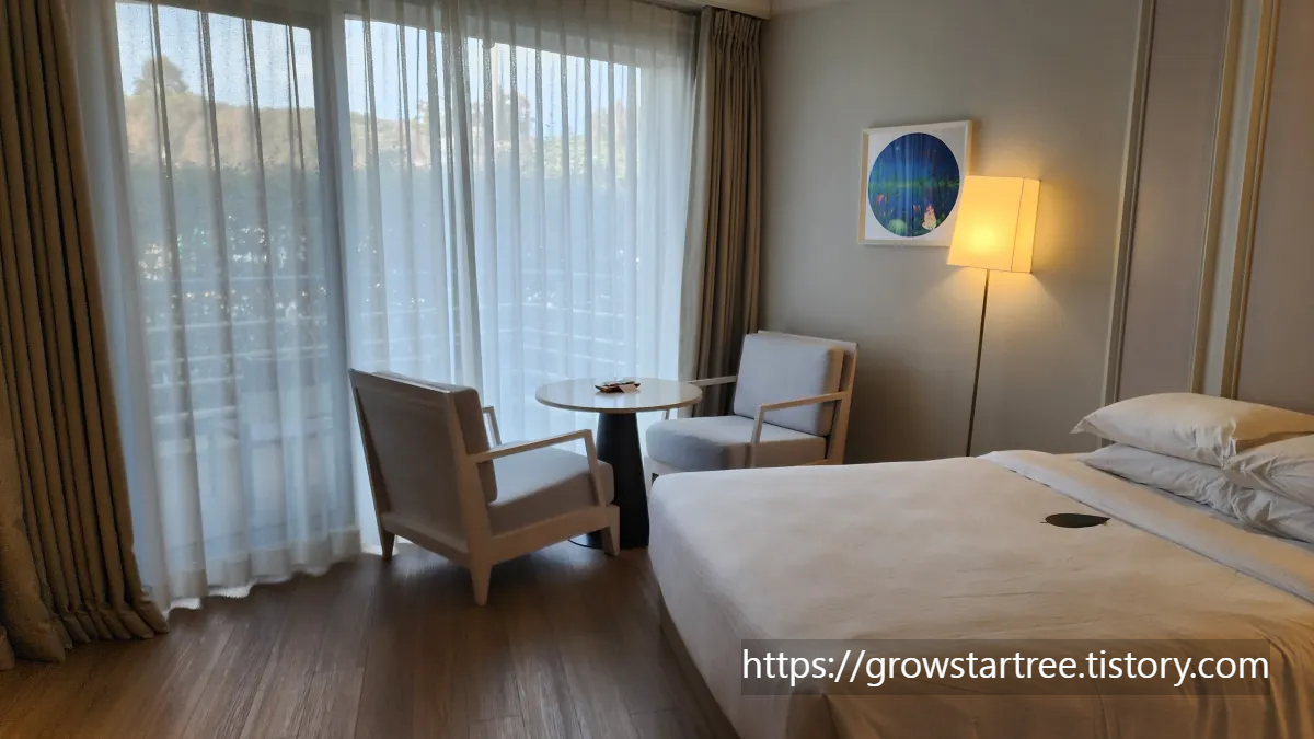 그랜드조선 제주 호텔 디럭스 스탠다드뷰 트윈룸