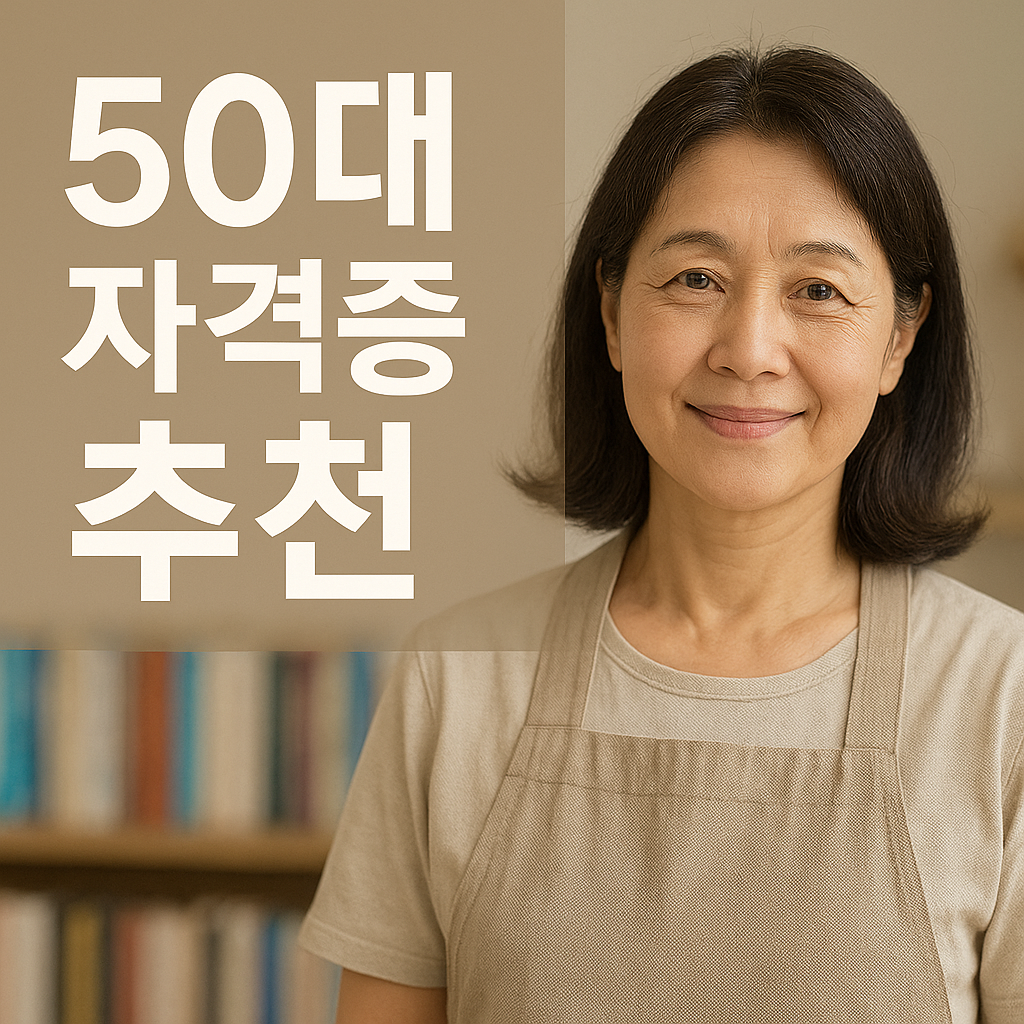 50대 자격증 추천