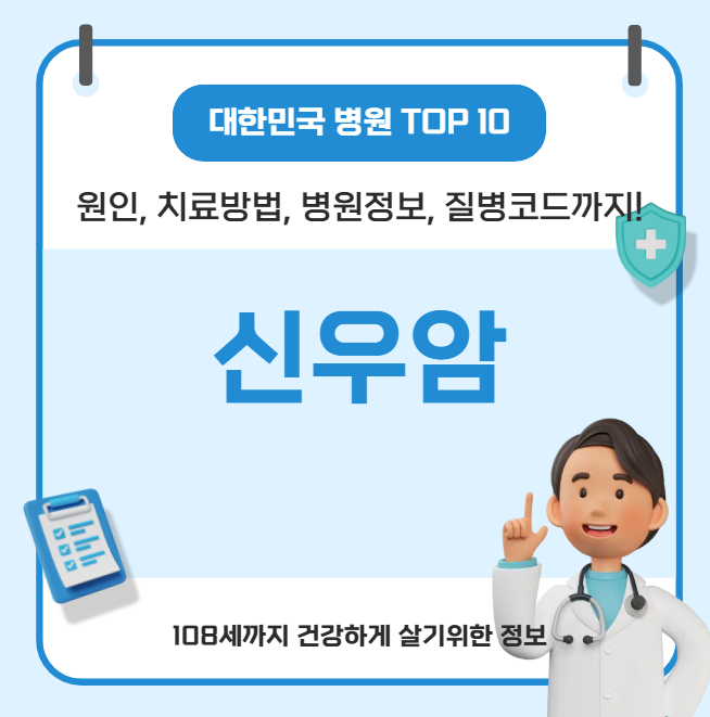 대한민국에서 신우암 치료 가장 잘하는 병원 TOP10, 질병코드