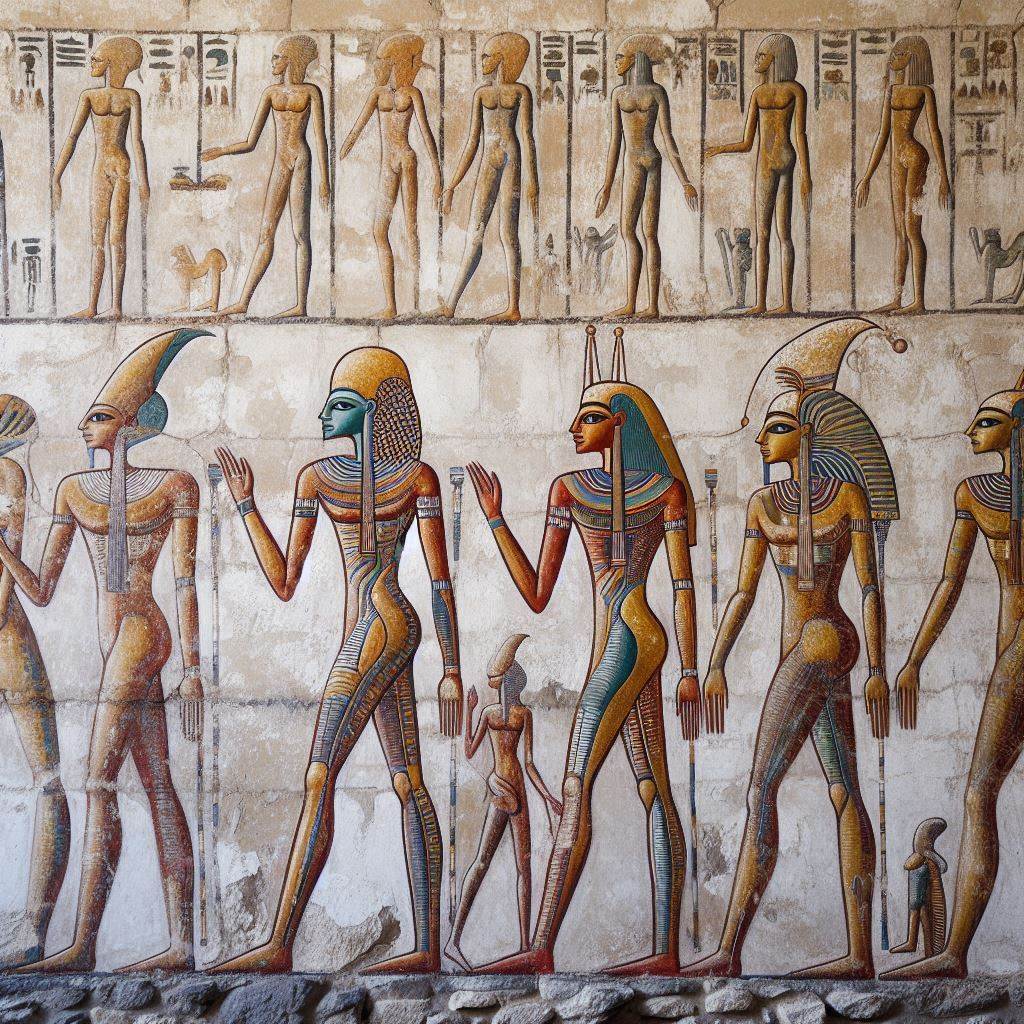 피라미드 벽화와 고대 이집트신화