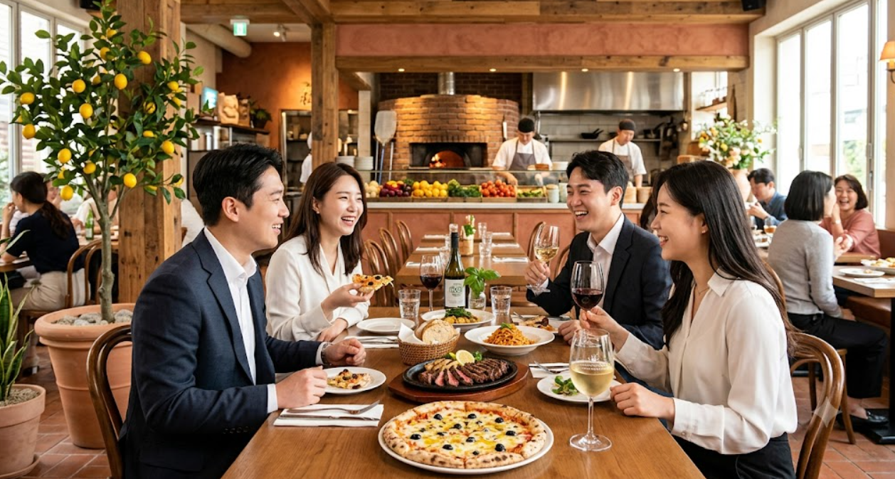 올리페페 강남점(외식 트렌드, 경험 소비, 화덕피자)