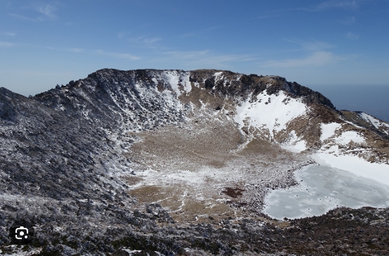 겨울 한라산