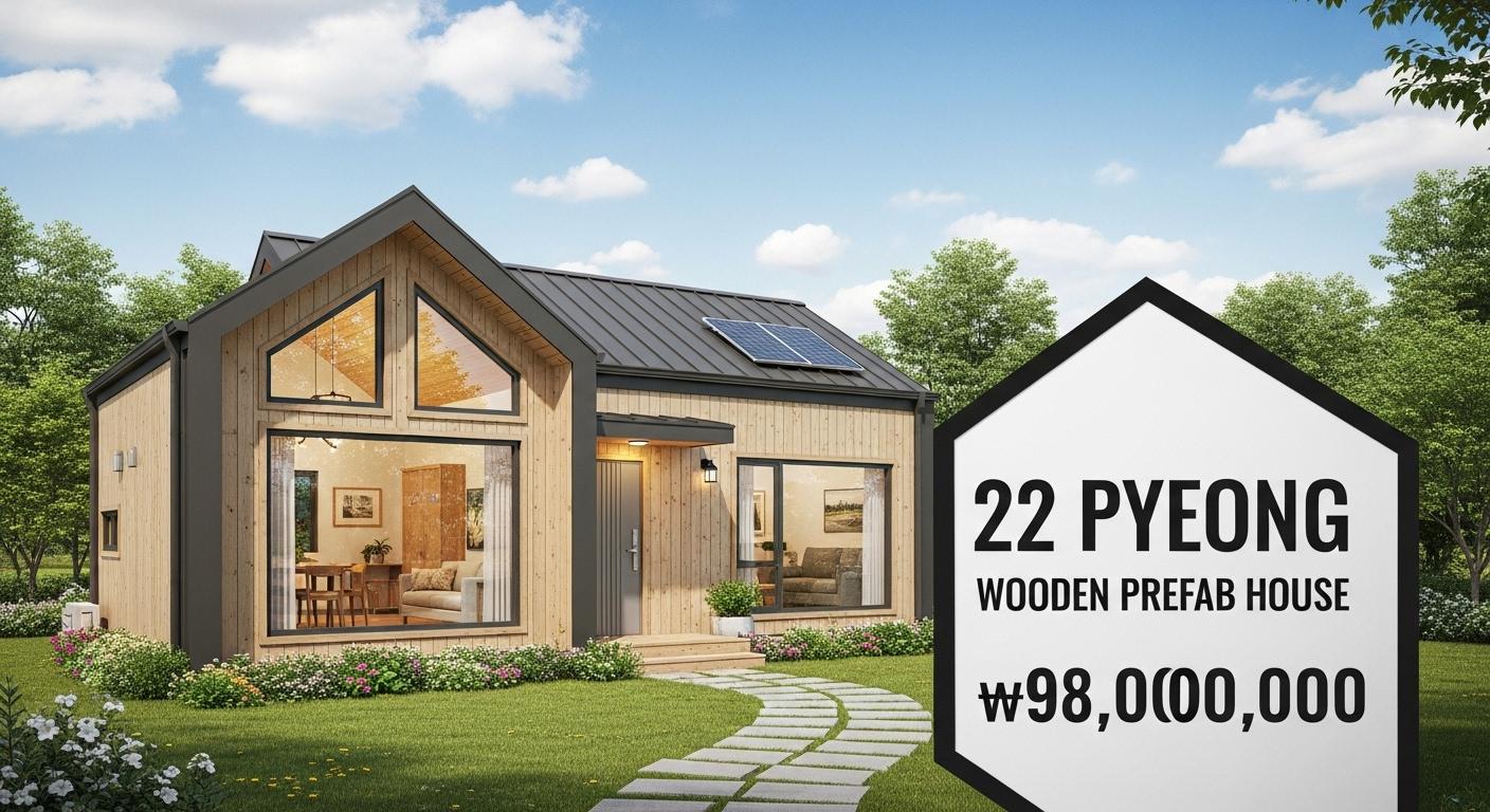 조립식 목조주택22평 가격