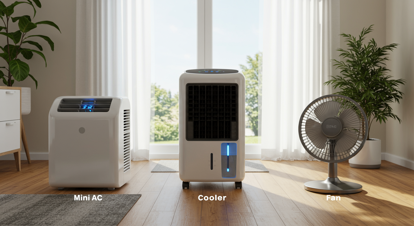 선풍기 말고 &lsquo;진짜 시원한&rsquo; 미니에어컨 둘의 차이, 모르면 손해!