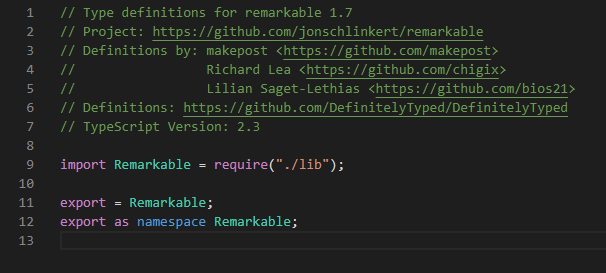 remarkable type def