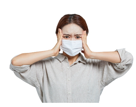 스트레스 받는 사진