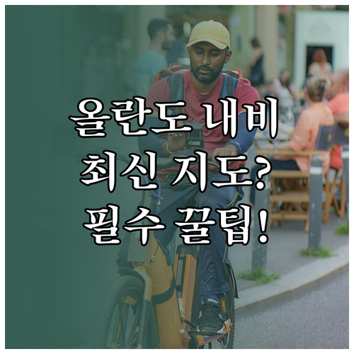 올란도 내비게이션 최신 지도 업데이트..