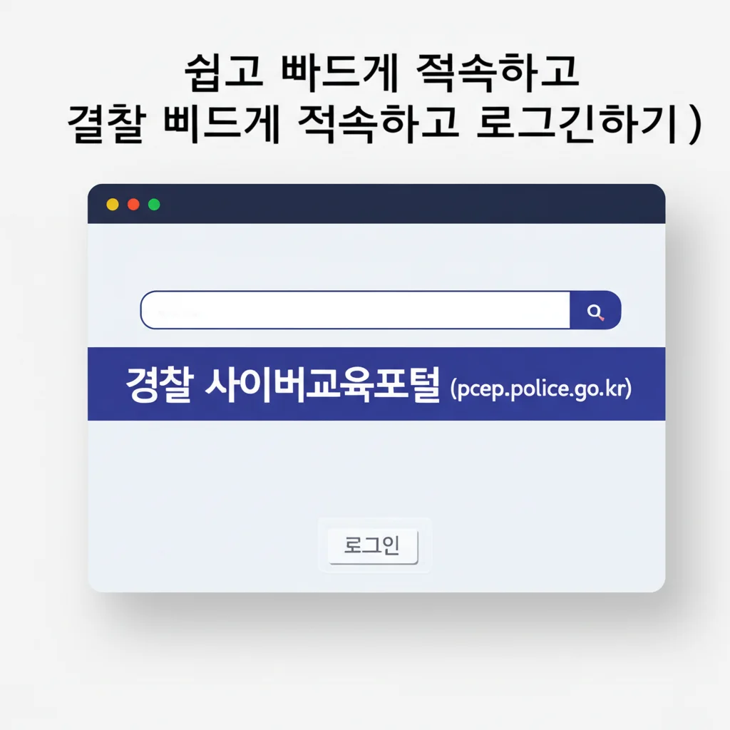경찰사이버교육포털(pcep.police.go.kr)_access-login