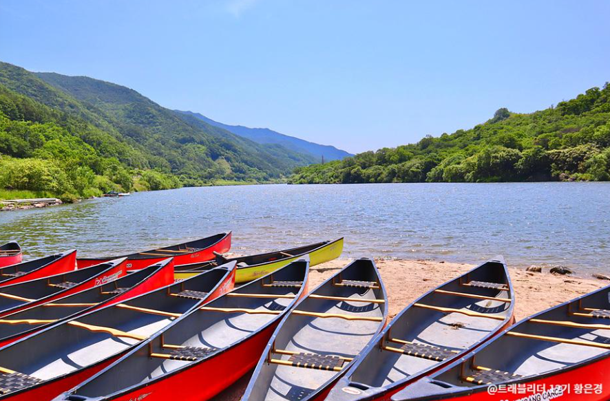 섬진강 카누 체험