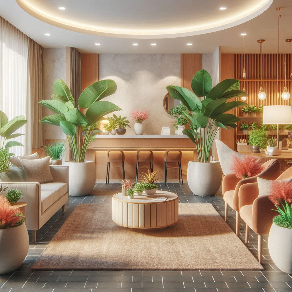 피부,체형관리 샵 배경