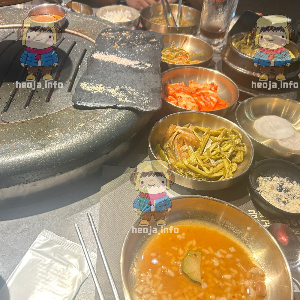 나트랑 금돼지에서 먹은 삼겹살과 돼지고기 특수부위