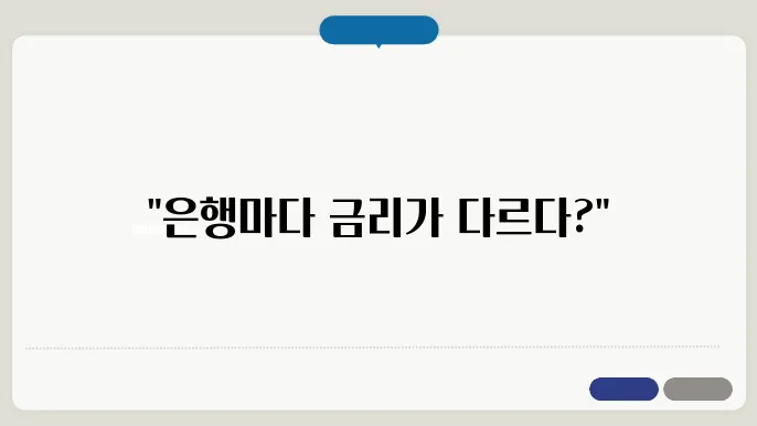 시중은행 예금금리비아