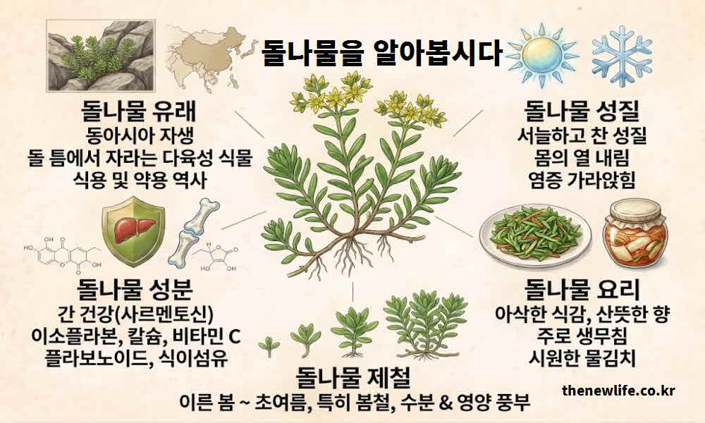 돌나물 효능 유래 기원