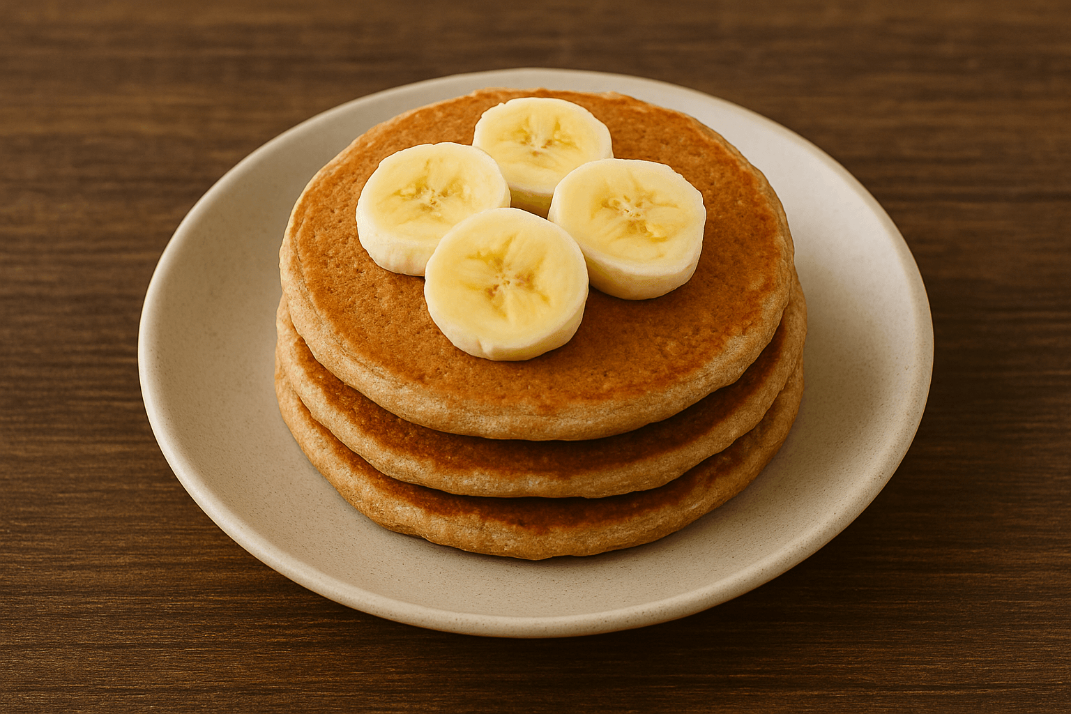 귀리 바나나 팬케이크-사진