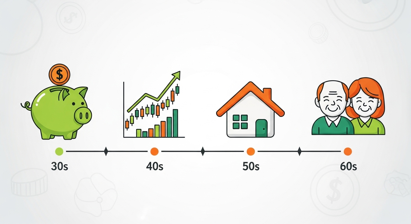 재테크성공사레, 30대 재테크,40대 재테크,연령별재테크전략,복리게산
