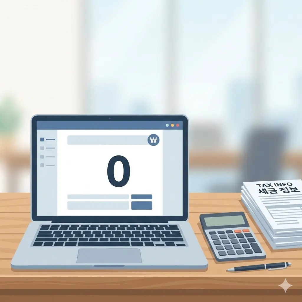 중요한 선택의 순간을 경고하는 느낌의 심플한 그래픽 일러스트