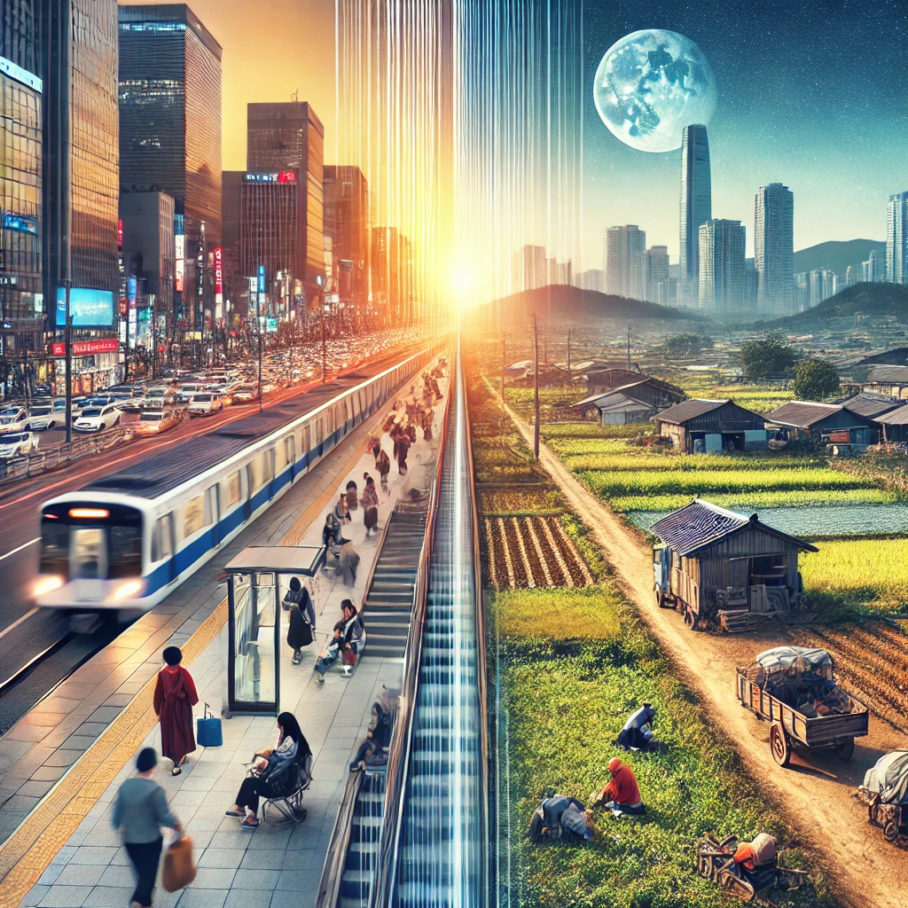 서울과 지방 관련 사진