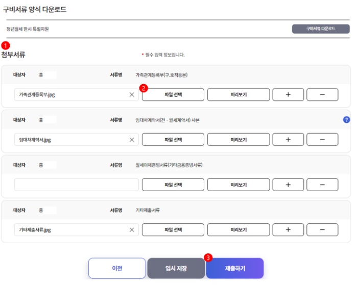 청년월세지원금