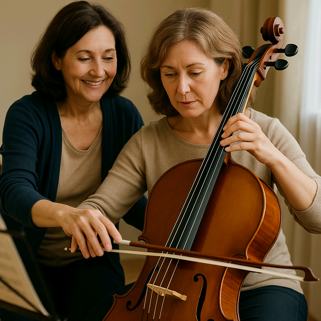 중년여성에게 첼로가 주는 위로