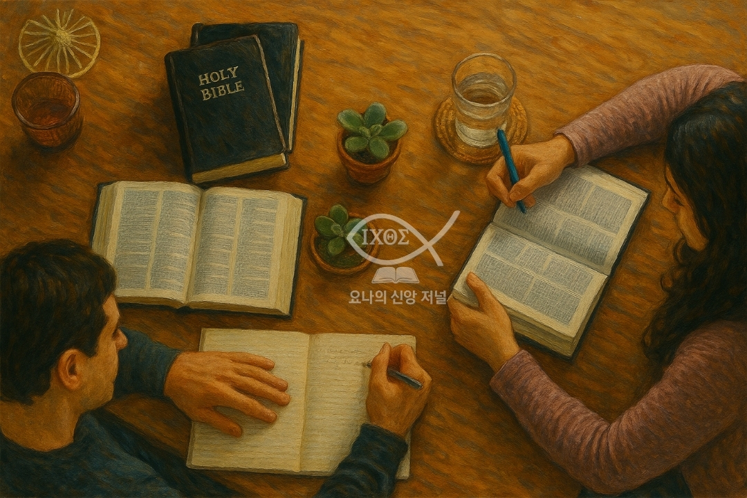 성경은 어떤 책인가 항은 성경을 읽으며 묵상하는 현대 자녀들의 모습을 통해 시대를 초월하여 역사하는 하나님 말씀의 실제를 나타낸다 요나의 신앙 저널