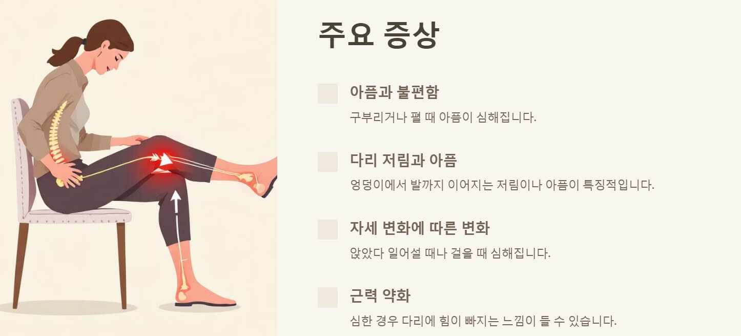 허리디스크 다리저림 및 치료법