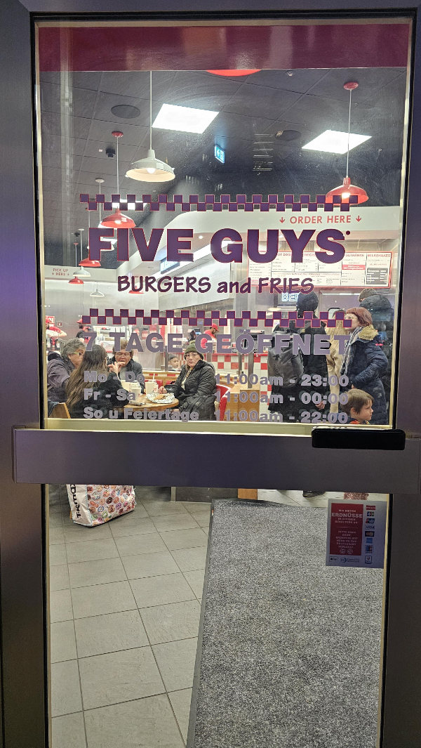 파이브가이즈 독일 베를린 가격