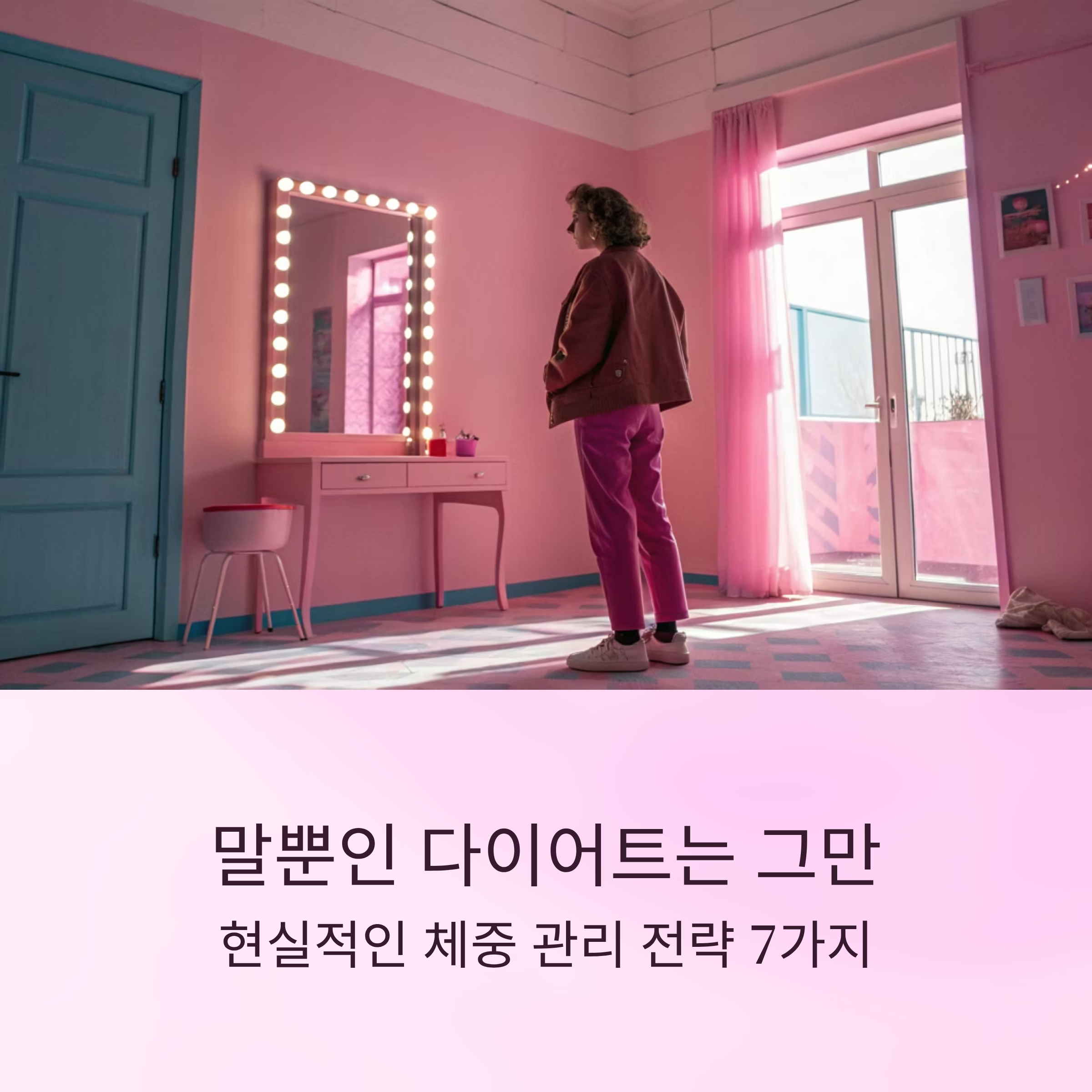 현실적인 체중 관리 전략 7가지