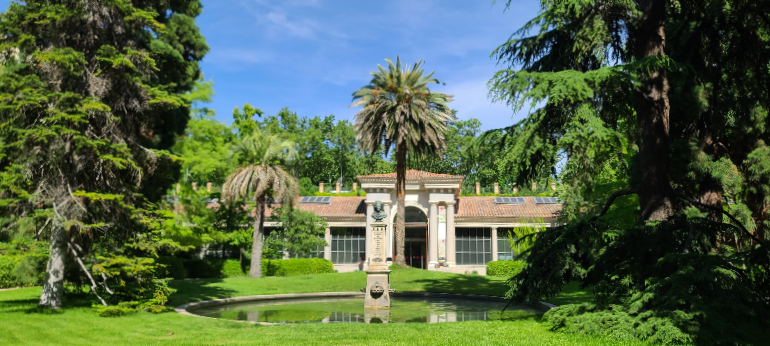 마드리드 왕립식물원 - 빌라누에바 파빌리온 정면도