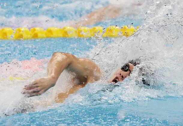 아시안게임 수영 자유형 계영 금메달