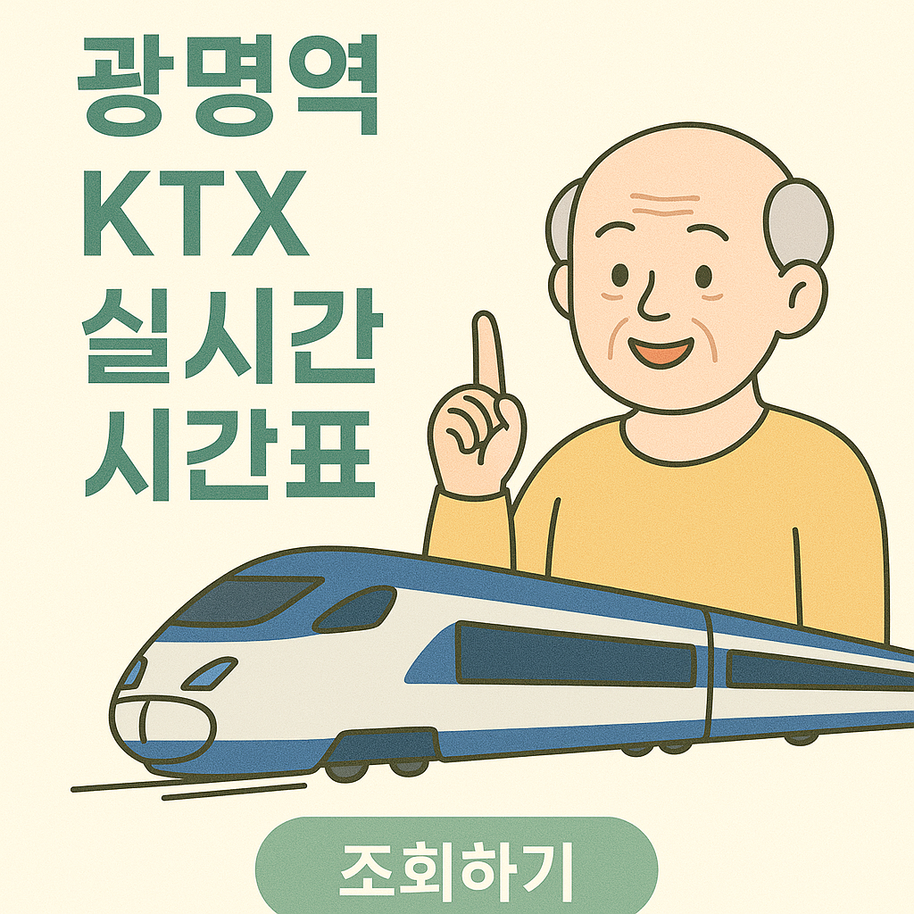 광명역-KTX-실시간 시간표-조회-예매