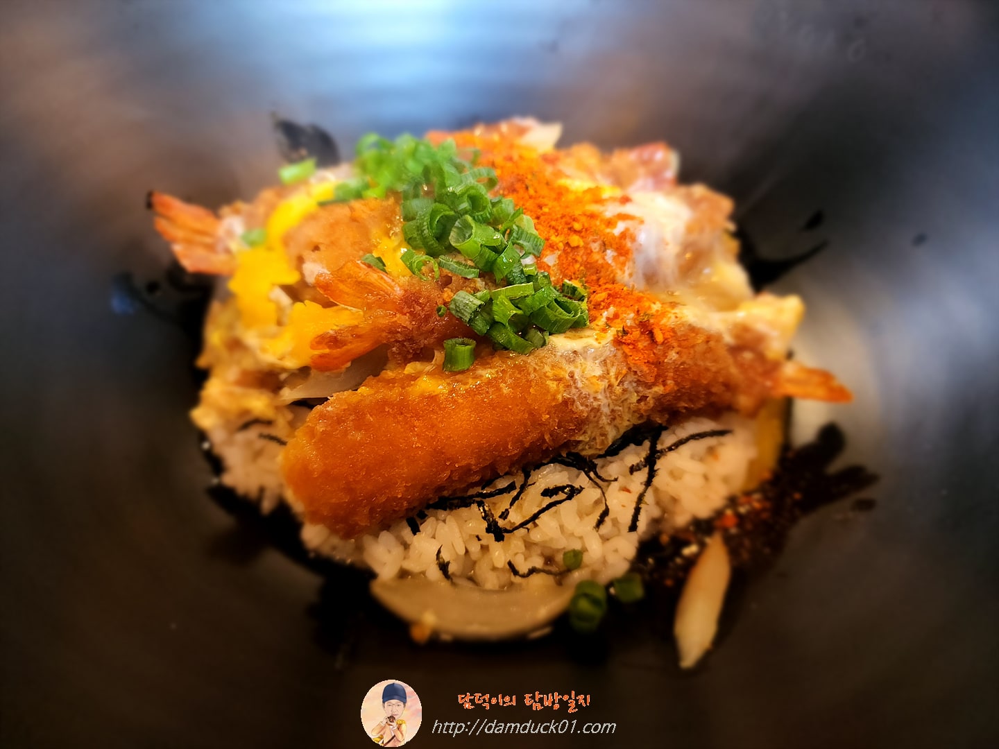 에비동 새우 4마리