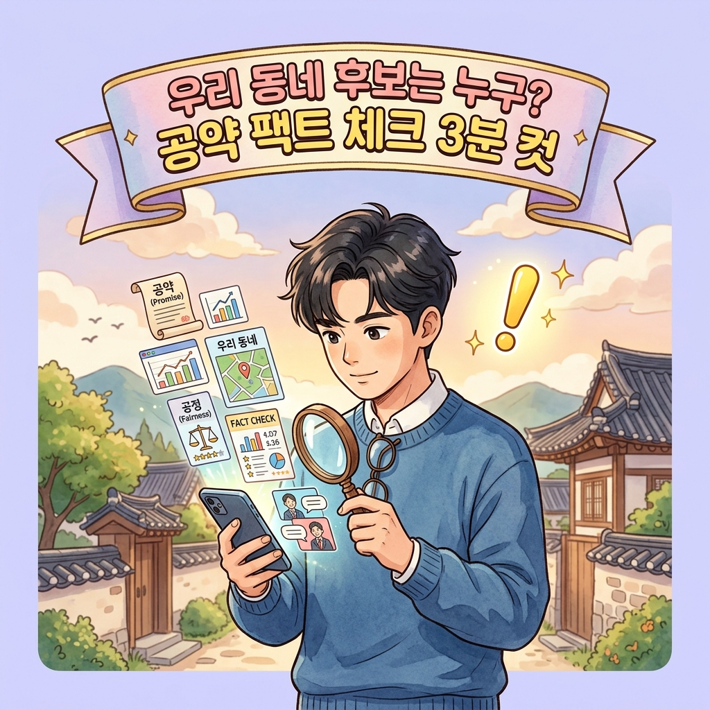 2026년 지방선거 후보자 조회 우리 동네 공약 비교 방법 정책공약마당