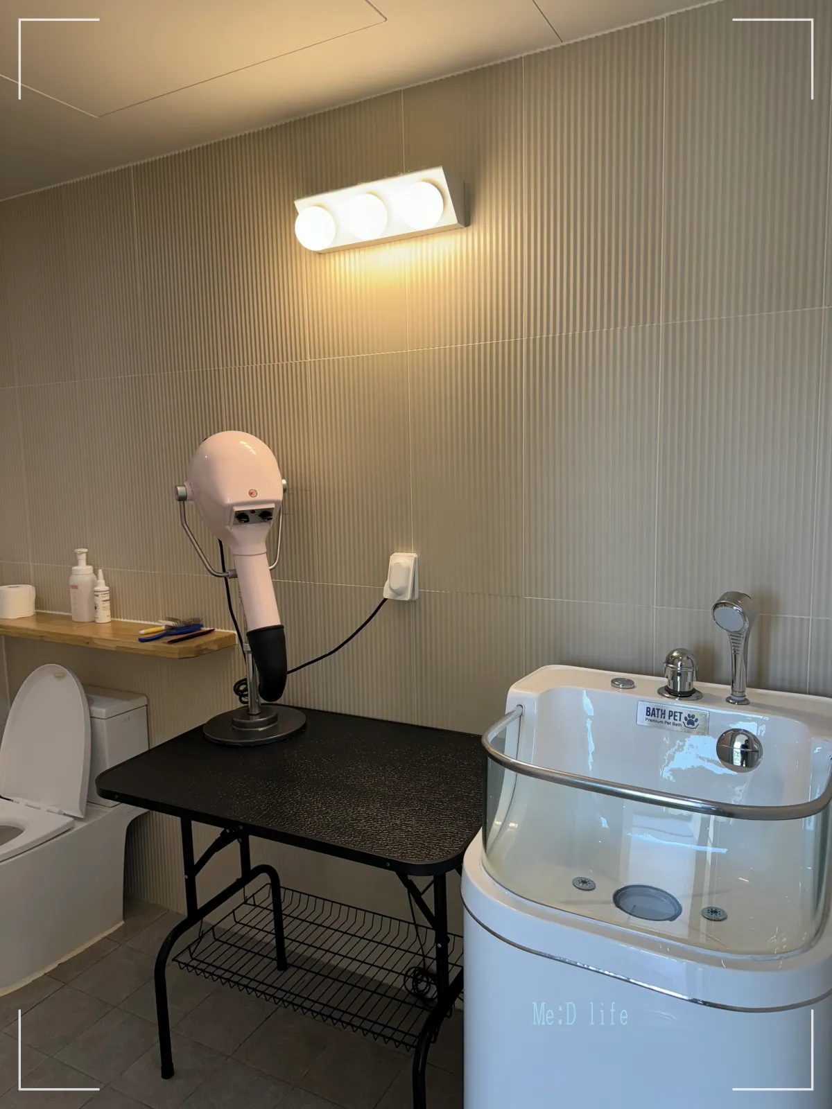 토리푸하우스-화장실-펫-드라이-목욕