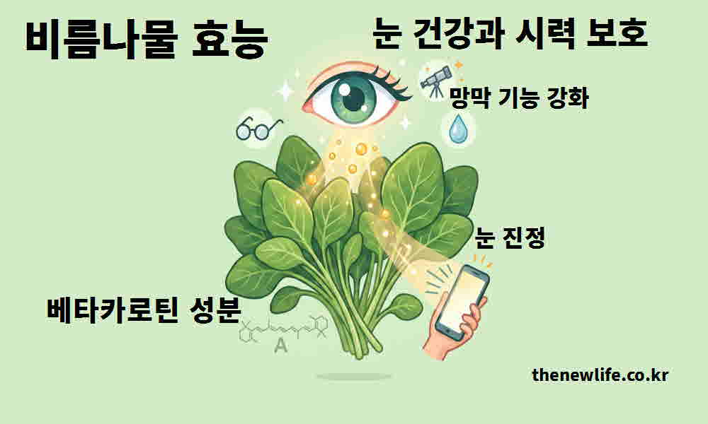 비름나물 효능 눈 건강 시력 보호
