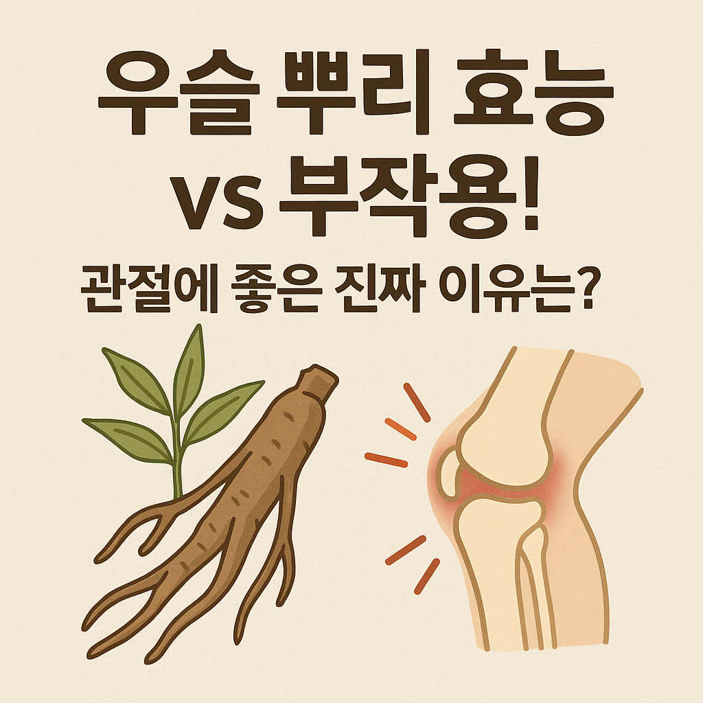우슬 뿌리 효능 vs 부작용! 관절에 좋은 진짜 이유는