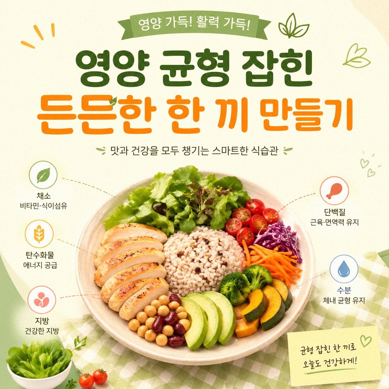 국 없이 밥 먹기 어떻게 든든하게 챙길까