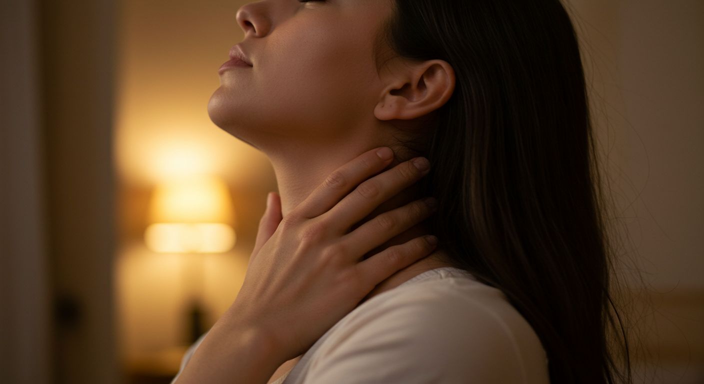 neck self massage method