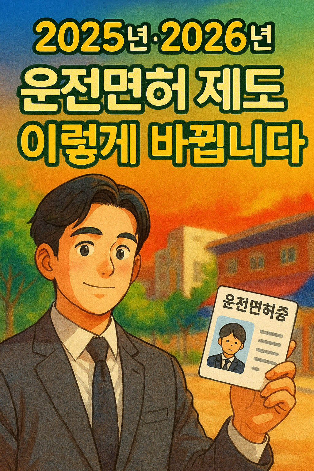 운전면허 관련 사진첨부