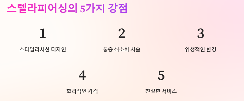 홍대 피어싱 스텔라피어싱