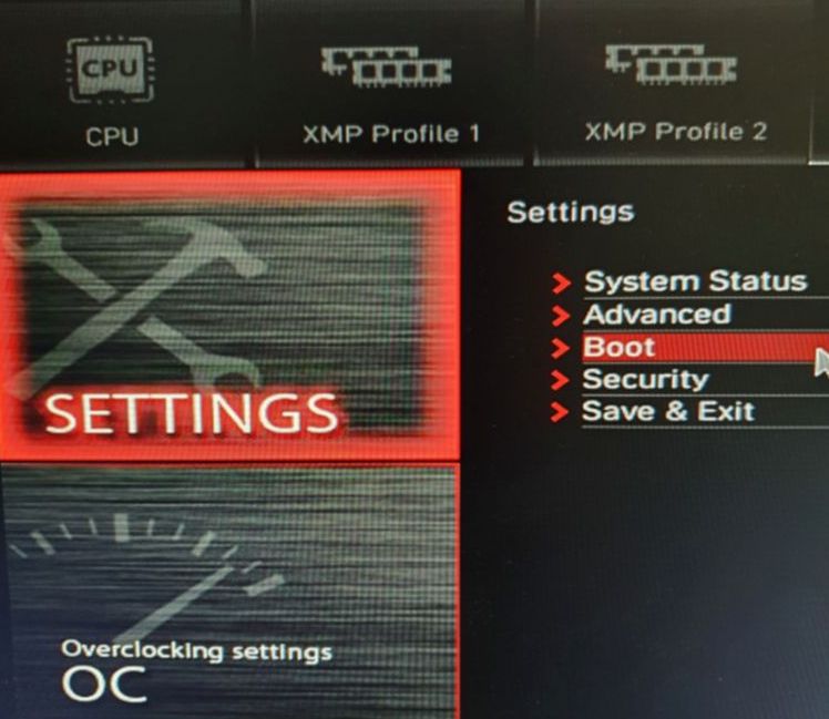 Cmos-셋업-부팅모드