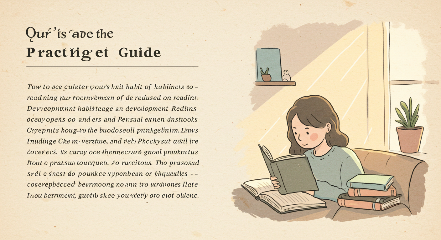 자기계발 독서 습관 만드는 방법 (실천 가이드)
