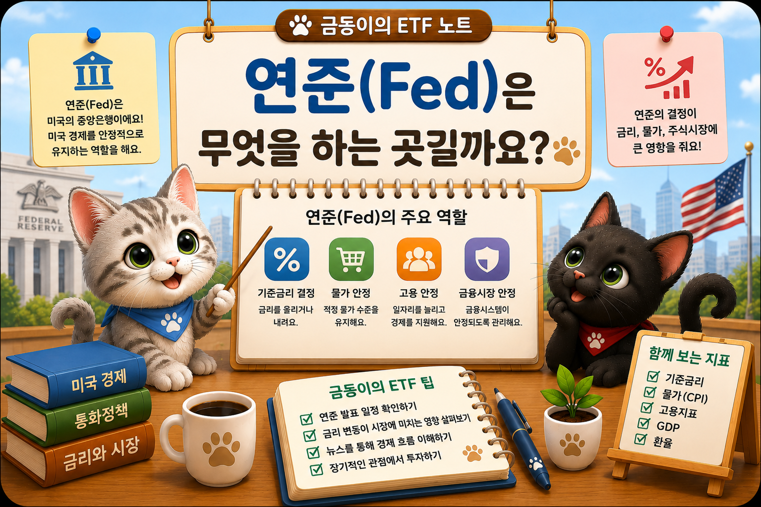 국내 주식ETF 연준(Fed)은 무엇을 하는 곳일까요?