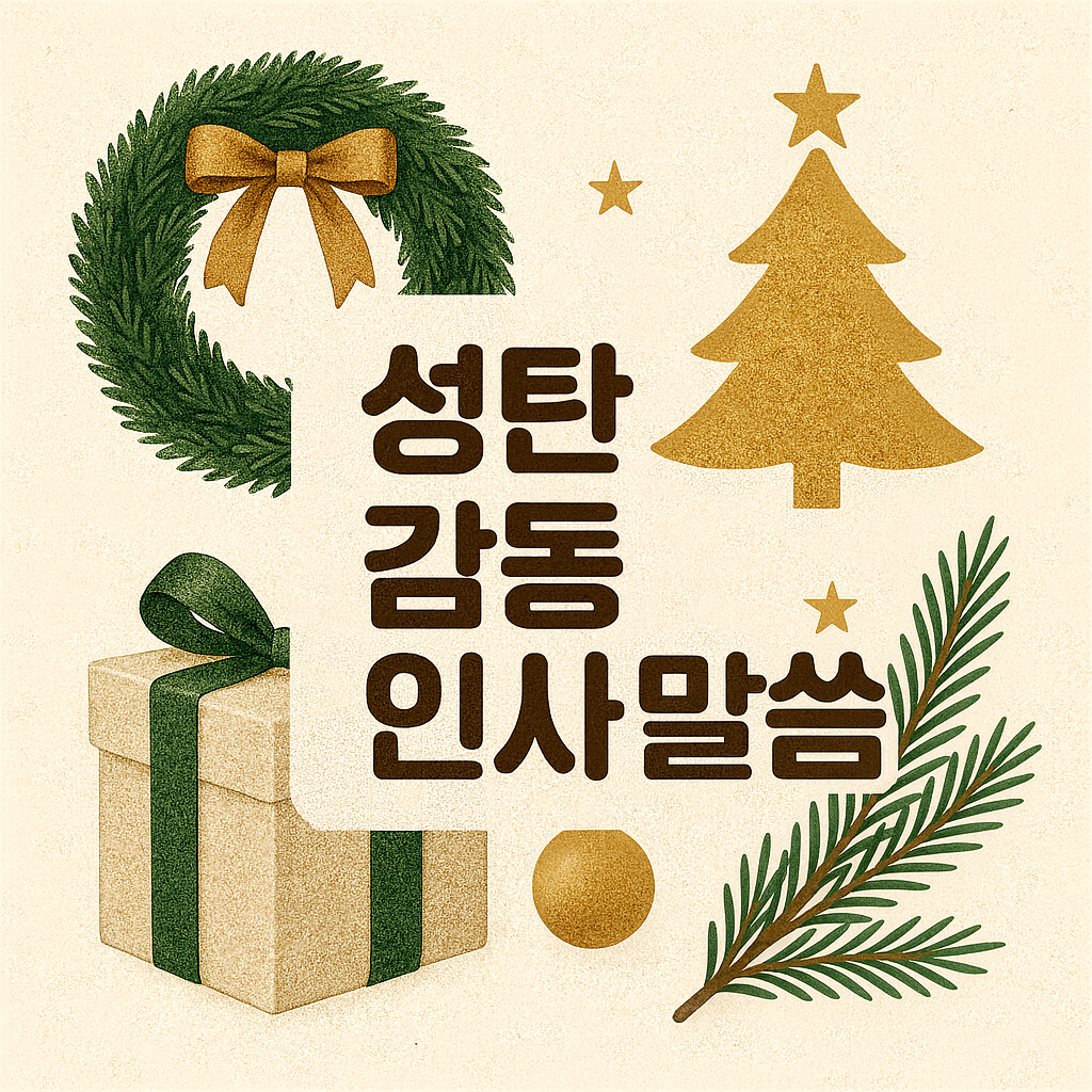 크리스마스 감사 인사말 문구