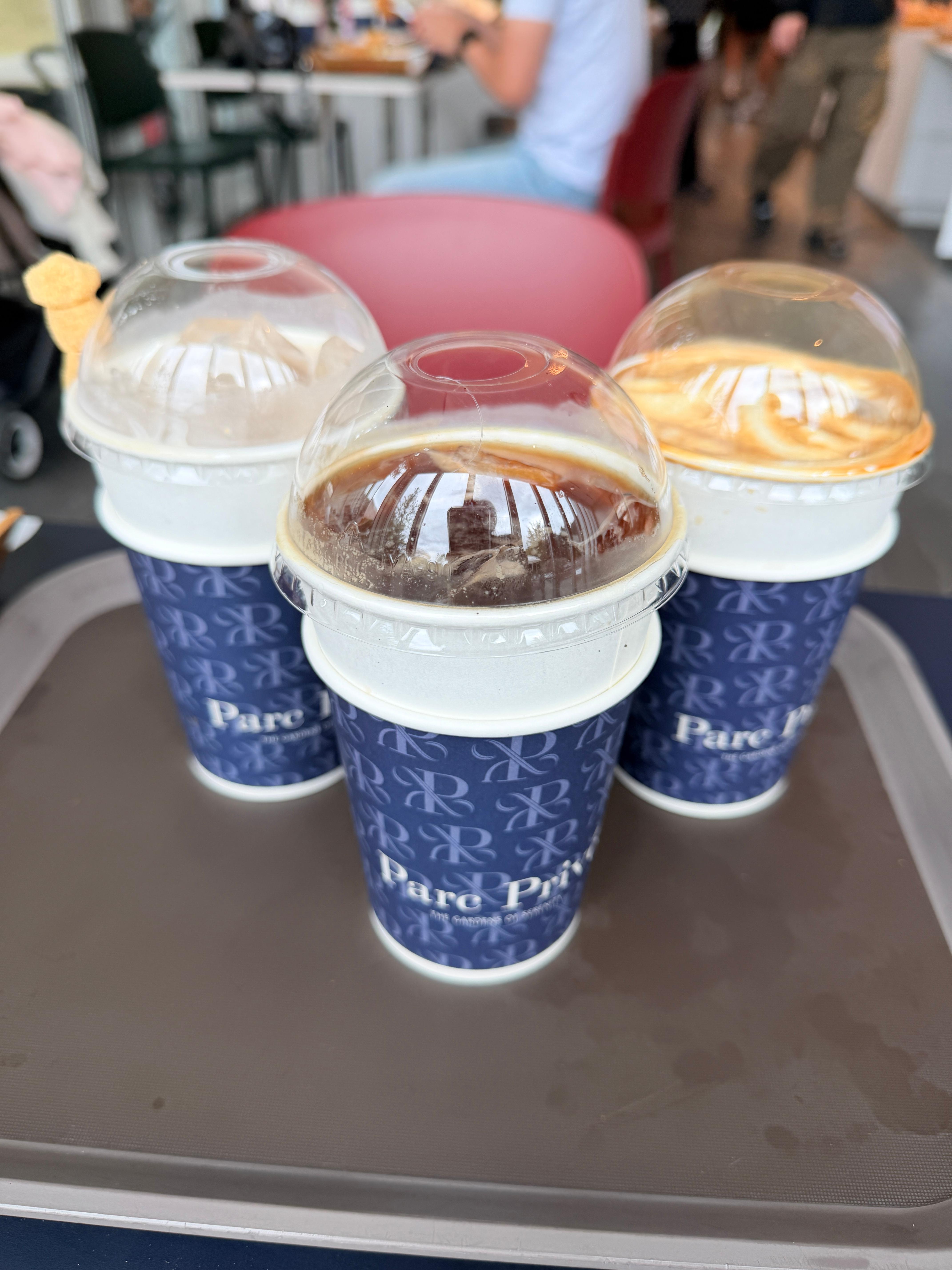 파크프리베에서 주문한 음료 사진