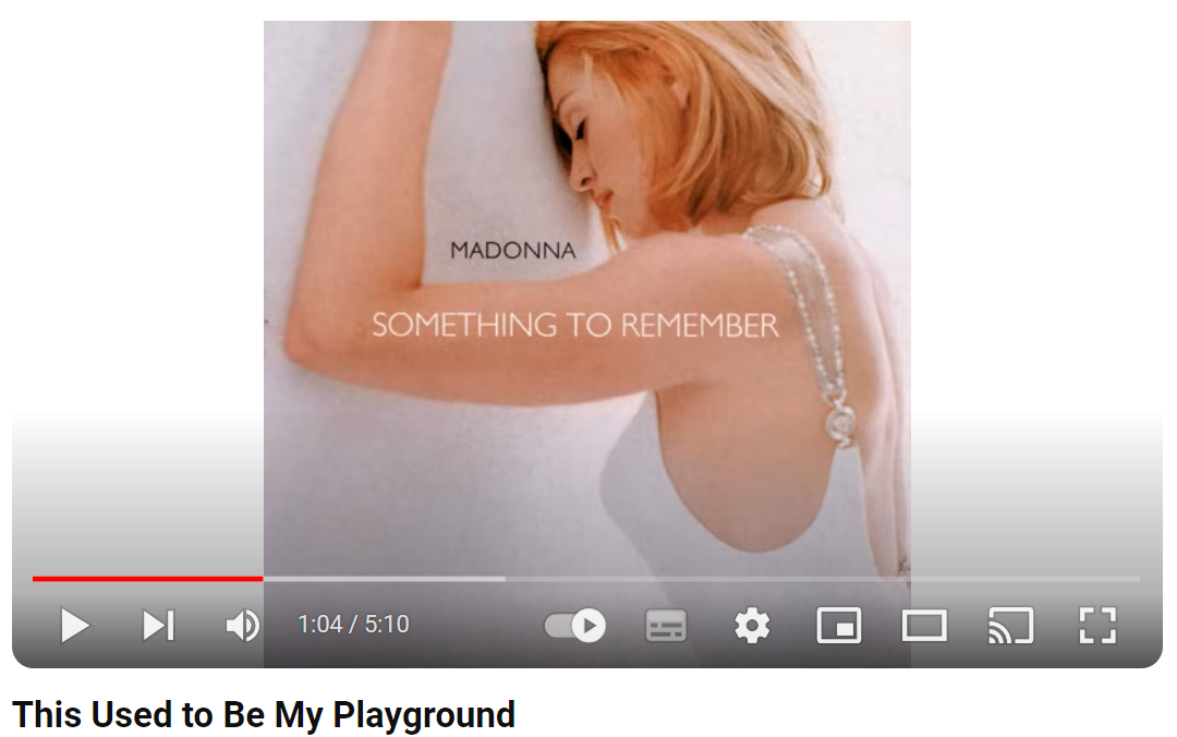마돈나-This-Used-To-Be-My-Playground