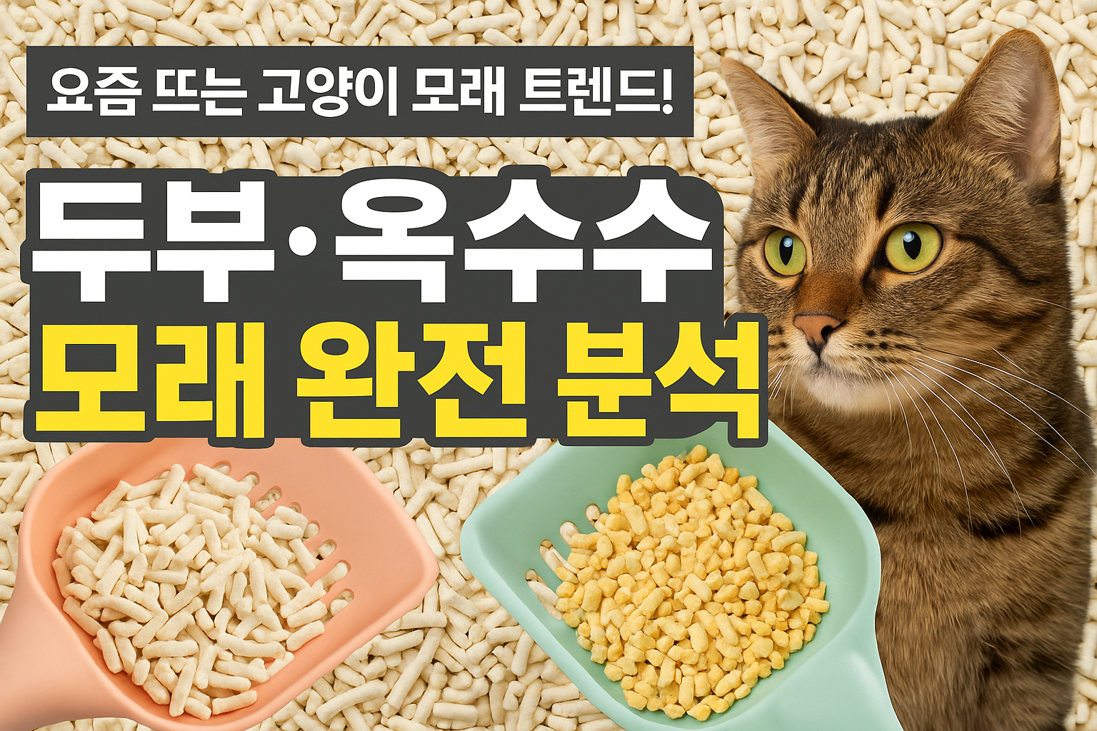 고양이 모래 트렌드